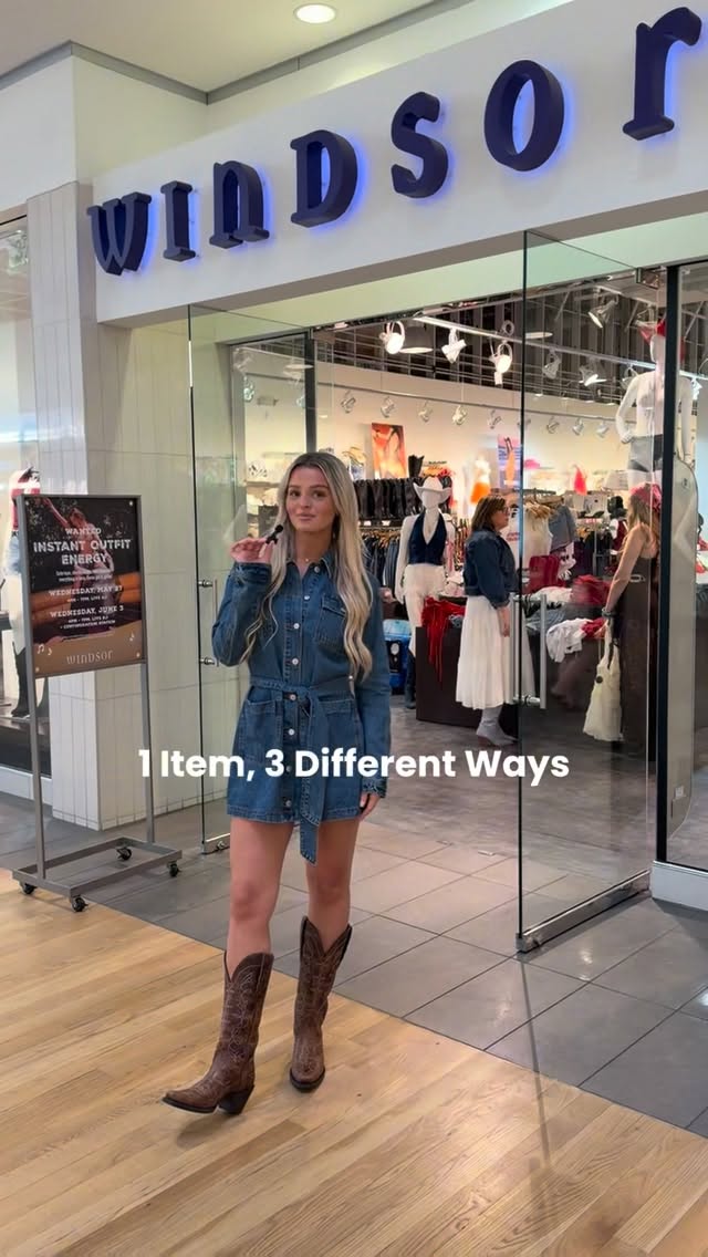 In store styling session with our girl @vanessaalangann 💅 by @windsorstore