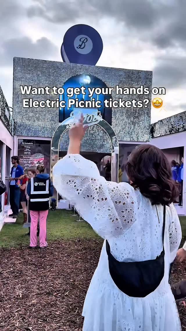 Did someone say GIVEAWAY? 🤩 

The countdown to Electric Picnic is on!! ✨ We’ve rounded up five pairs of tickets to giveaway. No FOMO here 🙌

So what have you got to do? 🎪

✨ Like this post 
✨ Follow @boots.Ireland and @epfestival 
✨ Tag the person you’d bring with you! 

T&Cs apply,see link in bio for details.

#bootsireland  #EP26 #withyouforthepicnic