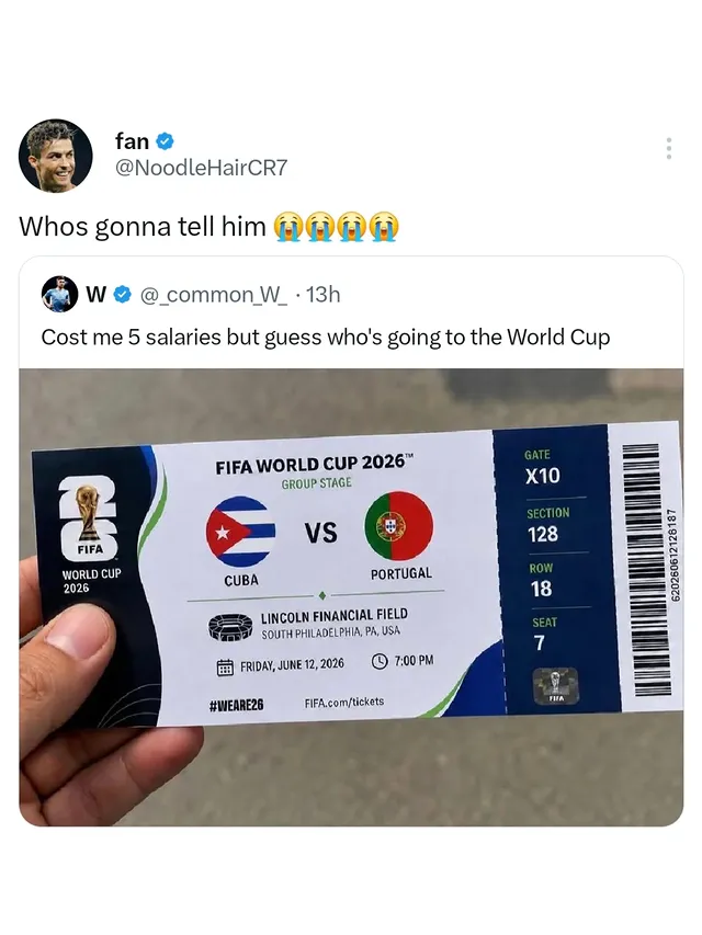 Swipe 👉 today's random meme dump 🤣 

Just 6 more days remain until the World Cup begins, and the excitement is building across the globe. Fans are counting down the hours, teams are making their final preparations, and dreams of lifting football’s most prestigious trophy are closer than ever. For the next few weeks, the world will come together to witness unforgettable moments, fierce rivalries, stunning goals, and the passion that makes this tournament unlike any other. The stage is set, the players are ready, and the countdown to football’s biggest celebration is officially on. The greatest sporting event in human history is coming, and the world can barely contain itself — the 2026 FIFA World Cup is almost here, and everything about it is going to be bigger, louder, and more breathtaking than anything we have ever witnessed before. For the first time ever, 48 nations will battle it out across the United States, Canada, and Mexico, meaning more stories, more heroes, more heartbreak, and more jaw-dropping moments than any World Cup that came before it. Think about it — entire nations will grind to a halt, offices will empty, streets will fill with color and noise, and billions of people across every timezone on earth will be glued to their screens, hearts pounding, hands shaking, screaming at goals and saves and penalties that will be replayed for decades. Sixteen host cities across three countries will be transformed into cauldrons of pure emotion, where fans from opposite ends of the globe will stand shoulder to shoulder, united by nothing more than the beautiful game. There will be underdogs who defy every prediction, superstars who cement their legacies forever, and moments of pure footballing magic that make you remember exactly where you were when you saw them. This is the tournament where legends are made, where nations find their identity, where a single kick of a ball can send an entire country into delirium or despair.