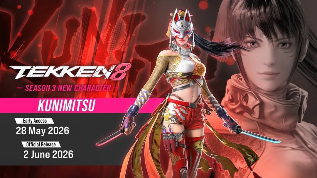 🤜#TEKKEN8 Season 3⁣“The Phantom Thief” ◤ Kunimitsu ◢⁣⁣Now available on all platform stores! by @bandainamcoentasia