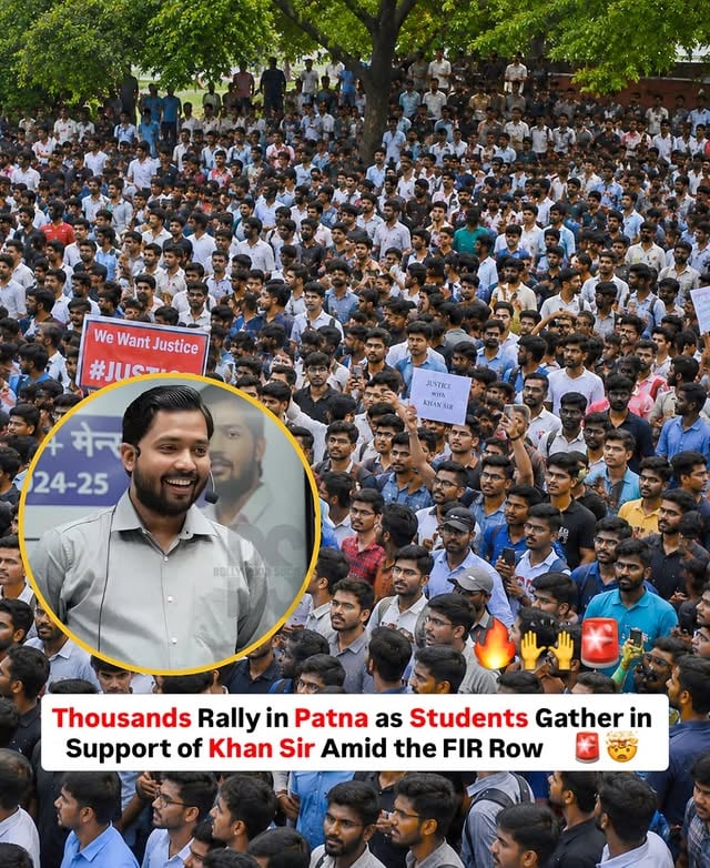 Patna: Popular educator Faisal Khan, widely known as Khan Sir, continued taking classes at his coaching institute in Patna on Friday despite an FIR being registered against him at Kadamkuan Police Station. Students attended the sessions in large numbers, and normal operations continued without any restrictions. Visuals showed students leaving the institute after classes ended. Meanwhile, police are investigating the matter, and further details regarding the case are awaited.
