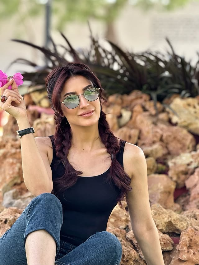 Asking all my MVPs .. Should I take you guys along for more workout days and behind-the-scenes moments ??[ Mehwish Hayat, gym life, athletic wear, life lately, ponytails, behind the scenes, fashion update, capris, ] by @mehwishhayatofficial