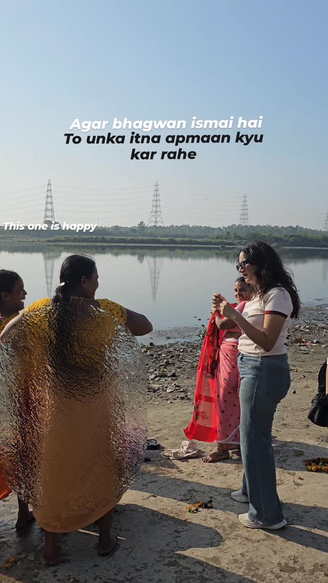 Please🙏🙏🙏🙏Yamuna ghat, cleaning drive, Delhi, Civic Sense by @soonali_singh