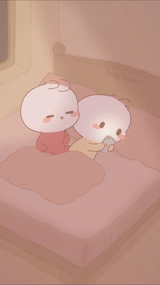 Go to sleep my dear ❤️#cute #love #chippitwins by @chippi.twins