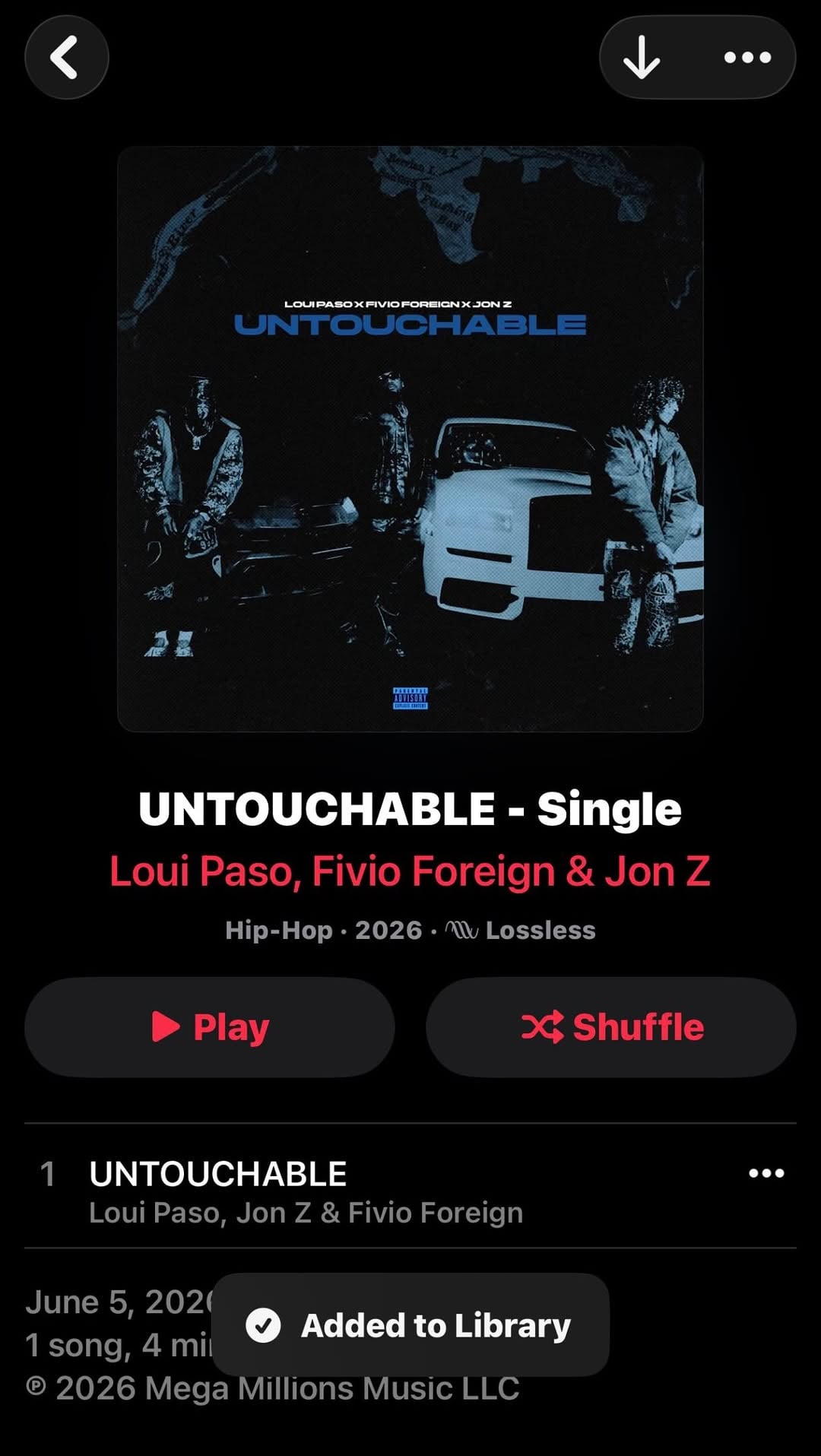“Untouchable” out now. Full video drops June 10. #MMM #OTS #8FS #nyc #puertorico