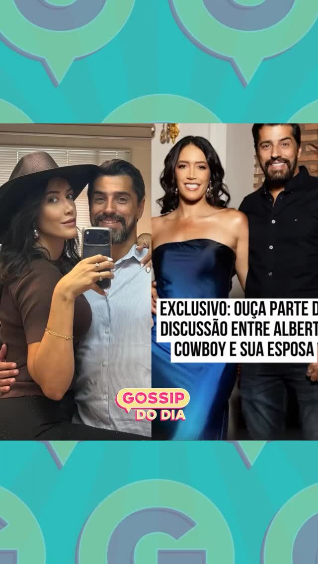 Após a notícia de uma suposta briga entre @albertocowboy e a esposa, Priscilla Monroy, durante o São João da Thay, o jornalista Lucas Pasin divulgou o áudio da discussão.(🎥Vídeo/Reprodução: @lucaspasin)