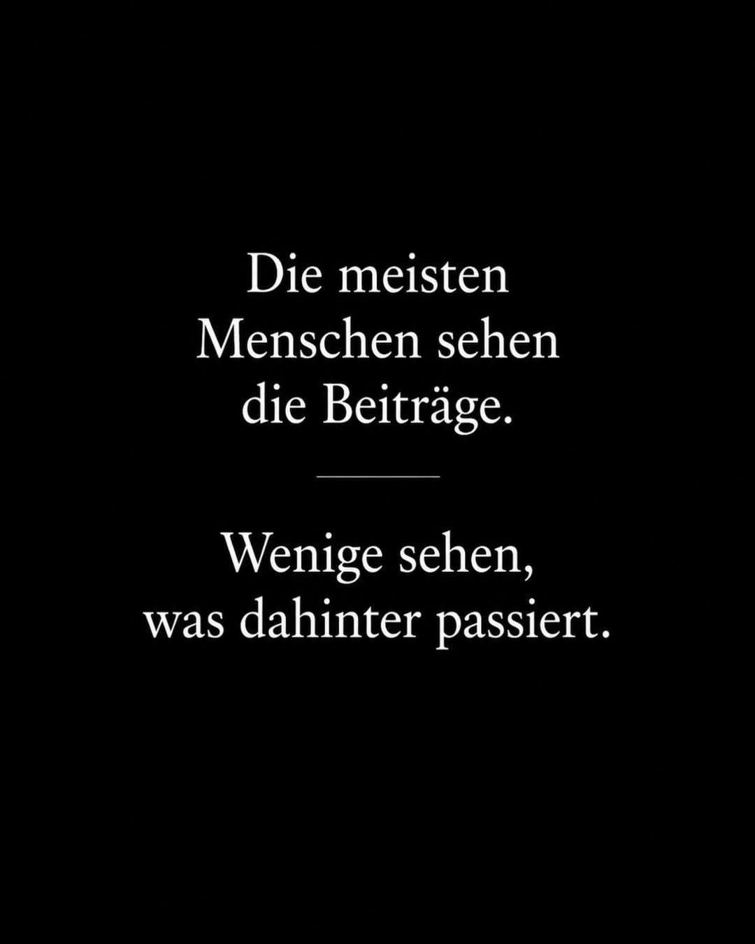 Eigentlich wollte ich diese Nachricht gar nicht zeigen.

Aber manchmal ist es wichtig sichtbar zu machen, was sich hinter den Kulissen sozialer Medien ebenfalls abspielt.

Wie seht ihr das - ist unsere Gesellschaft heute zu schnell darin geworden, Menschen anhand einzelner Bilder oder Momente zu bewerten?

#gedanken #socialmedia #hinterdenkulissen #meinung #urteil