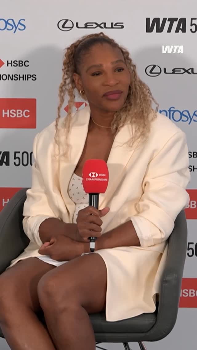 “Why not” 👑

@serenawilliams discusses her return to tennis!

#HSBCChampionships