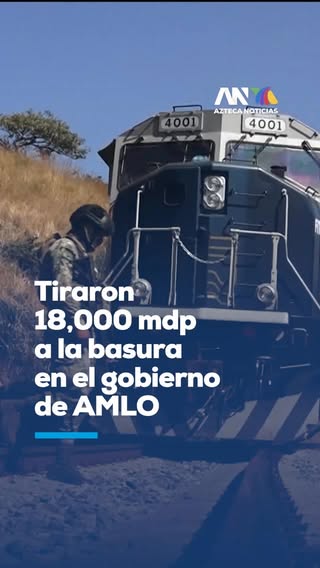 Tiraron 18,000 mdp a la basura en el gobierno de López Obrador y hoy pretenden corregir el trazo de la Línea Z del Tren Interoceánico.⁣
⁣
Si la FGR culpó a los operadores por el trágico accidente de diciembre de 2025 que dejó 14 muertos, ¿por qué ahora admiten que el problema siempre fue el trazo? La verdad sale a la luz.⁣
⁣
#Voces de @villalvazo1313 y @bravo_lucy_ en #HechosMeridiano ⁣⁣
⁣
#AztecaNoticias