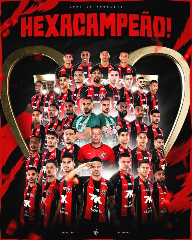 HEXACAMPEÃO DO NORDESTE! 🔴⚫🦁

#PegaLeão #OMaiorCampeãoDoNE #ForçaEnergiaAxé
