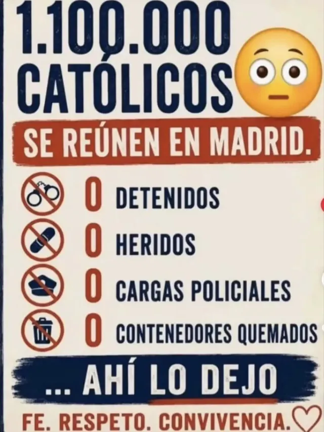 El titular no es que no pasara nada; sino que pasó Algo con mayúsculas… La noticia no es el cero, sino el Uno: Jesucristo, que congregó a su pueblo. by @obispomunilla