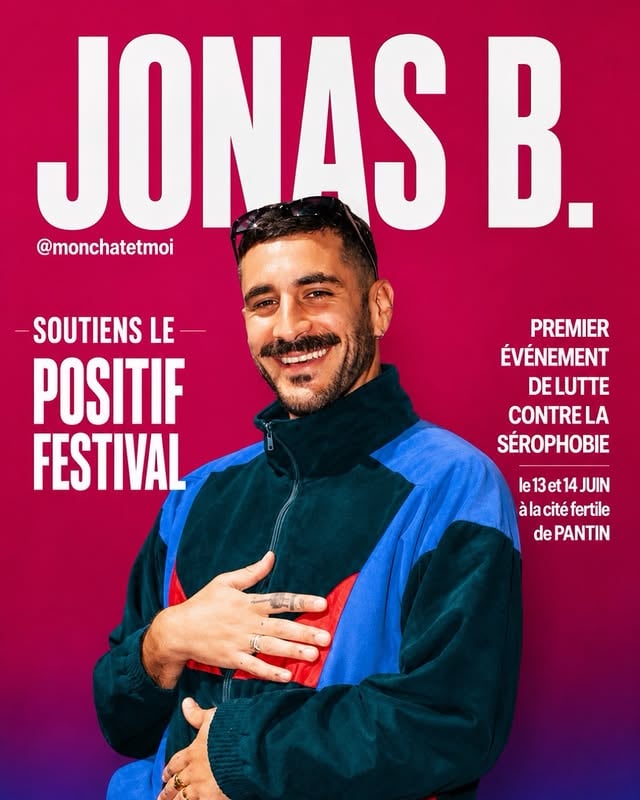 Toute l’équipe du Positif Festival remercie du fond du cœur Jonas, alias @monchatetmoi, pour son soutien.Créateur de contenu incontournable, Jonas rassemble depuis plusieurs années une communauté immense grâce à son humour, sa créativité et sa capacité à créer du lien.Merci Jonas de soutenir le Positif Festival et de contribuer à faire rayonner un événement qui lutte contre la sérophobie et défend une société plus inclusive.❤️ Merci pour ta confiance et ton engagement.#PositifFestival #MonChatEtMoi #JonasB by @monchatetmoi