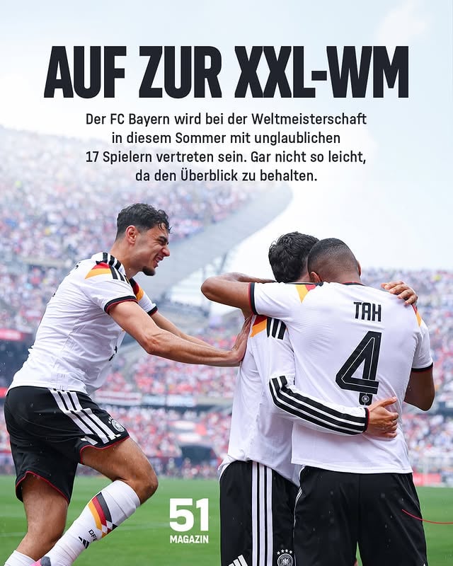 🛫 𝐋𝐞𝐭𝐳𝐭𝐞𝐫 𝐀𝐮𝐟𝐫𝐮𝐟 𝐟𝐮̈𝐫 𝐝𝐢𝐞 𝐏𝐚𝐬𝐬𝐚𝐠𝐢𝐞𝐫𝐞 𝐯𝐨𝐧... 🌎🏆17 FC Bayern-Spieler treten bei der anstehenden Weltmeisterschaft für ihre jeweiligen Nationen an – wir haben für euch den Überblick! 🧳👀 #FIFAWorldCup #Saebener51🎨 Infografik: Anka Hartmann