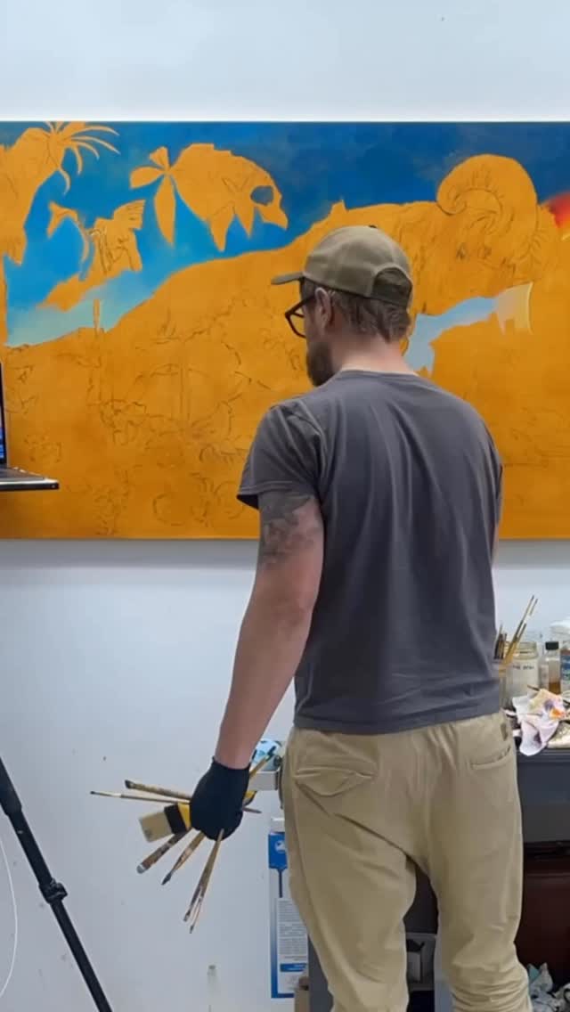 What a treat it was to work with @martinwittfooth again on the cover art for Within.This is Part 1 of 4 of a beautiful time-lapse he put together, capturing the earliest stages of the painting process. It’s amazing to see where it all started!Pre-order “Within” now at the link in our bio. by @protestthehero