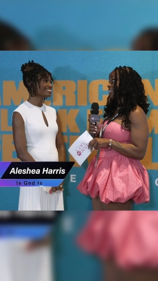 Lights, camera, inspiration! 🎬✨It was an absolute honor to interview visionary filmmaker and director Aleshea Harris on the red carpet at the American Black Film Festival (ABFF). Her powerful film Is God Is challenges audiences to think deeper about identity, family, trauma, justice, and resilience through a truly unique storytelling lens.Thank you, Aleshea, for sharing your creativity, passion, and perspective with The Core Queen Chat. Conversations like these remind us of the power of film to spark dialogue, healing, and transformation. 🎥🔥🎥 by @ourconic @ourconicentertainment#ABFF2026 #AlesheaHarris #IsGodIs #TheCoreQueenChat #Ourconic FilmDirector BlackCinema IndependentFilm OurconicEntertainment MediaCoverage Storytelling by @deedeelegette
