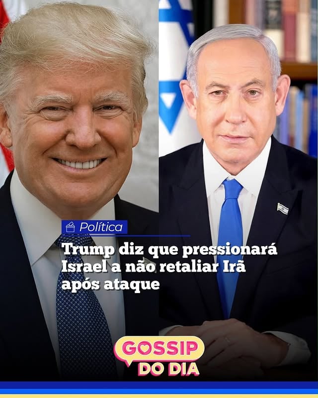 O presidente dos Estados Unidos, Donald Trump, declarou neste domingo (7) que pretende conversar com o primeiro-ministro de Israel, Benjamin Netanyahu, para pedir que o país evite uma resposta militar após o lançamento de mísseis iranianos em direção ao território israelense.Segundo Trump, a intenção é conter o aumento das tensões na região. Ao comentar os ataques israelenses realizados mais cedo nos arredores de Beirute, no Líbano, o presidente americano afirmou estar insatisfeito com a situação. “Não estou feliz com isso”, disse.A ofensiva israelense foi a primeira registrada na área desde que os Estados Unidos apresentaram, na semana passada, uma proposta de cessar-fogo para o Líbano.Poucas horas depois dos bombardeios, as Forças de Defesa de Israel informaram que identificaram mísseis disparados pelo Irã contra o país. De acordo com os militares, todos os projéteis foram interceptados pelos sistemas de defesa aérea.Uma fonte do governo americano revelou à Reuters que Trump foi atualizado sobre os acontecimentos enquanto passava o fim de semana em seu clube de golfe em Bedminster, no estado de Nova Jersey.Teerã tem afirmado que qualquer acordo de paz apoiado pelos Estados Unidos precisaria incluir também um cessar-fogo no Líbano. Israel, por sua vez, mantém operações militares no país desde março, alegando que busca enfraquecer integrantes do Hezbollah, grupo apoiado pelo governo iraniano.(📸Imagem/Reprodução: Internet)