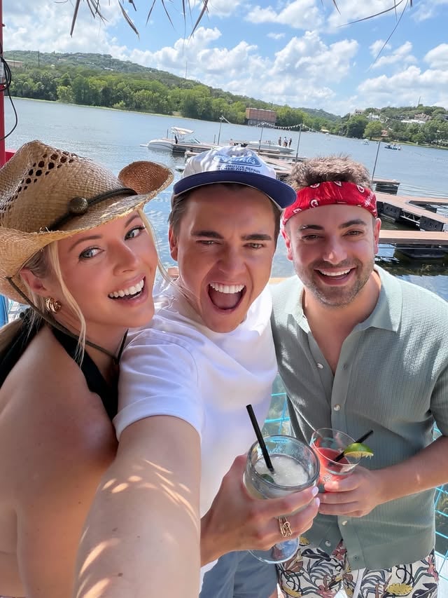 Boat loads of fun in ATX.For @drewlipson 40th ☀️🚤🪅🍹 by @katie.laura.mccartney