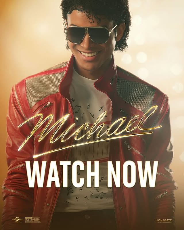 Can’t get enough? Experience #MichaelMovie again – watch at home now and in theaters.
