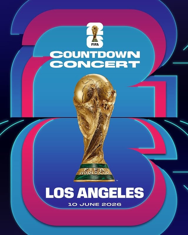 BIA joins a stellar Los Angeles’ line-up 🔥Don’t miss Diplo's Major Lazer, Davido, Ava Max and BIA at the FIFA Countdown Concert, in collaboration with the Grammys®.On June 10, experience an unforgettable celebration of football and music at Crypto.com Arena as the world counts down to the FIFA World Cup 2026™.⏰ 5:00 PM CST🎟️ Get your tickets– link in bio📺 Live on TikTok on June 10▶️ Watch on demand on VuMe Live after the event.#FIFAWorldCup​