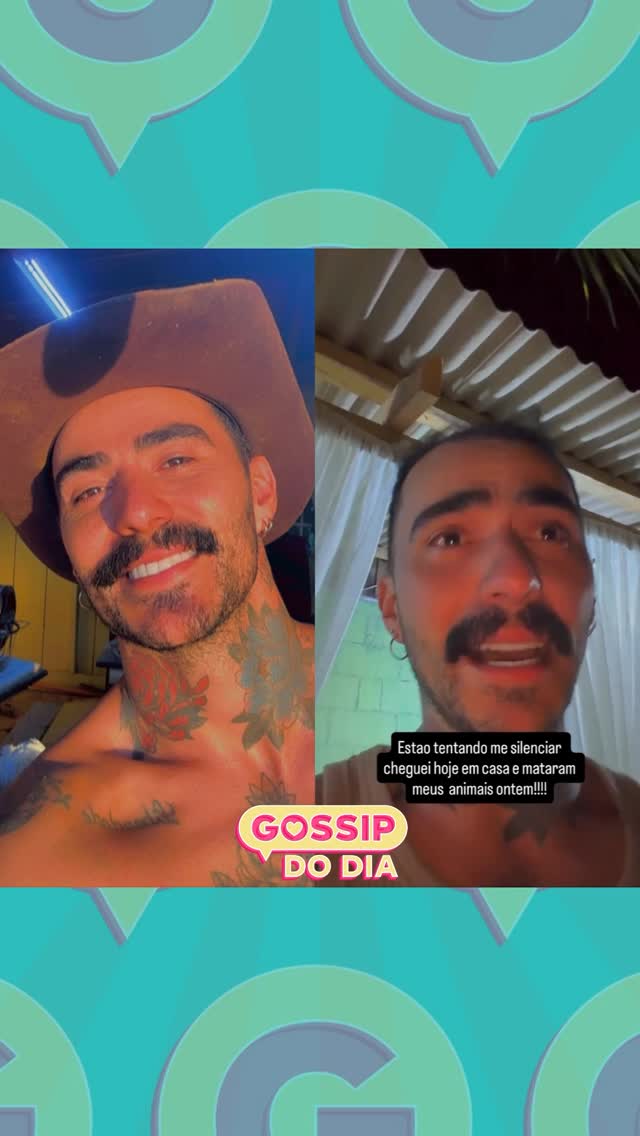 O Mayk Leão, influenciador que repercutiu nos últimos dias após ter visto OVNIs em sua fazenda, contou que chegou em casa e se deparou com dois de seus animais sem vida. “O próximo sou eu”, disse.(🎥 Vídeo/Reprodução: @mayk.leao)