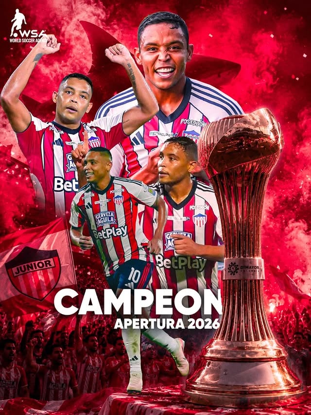 VAMOOOOS! 🇨🇴🦈🏆🔴⚪️ by @worldsocceragency