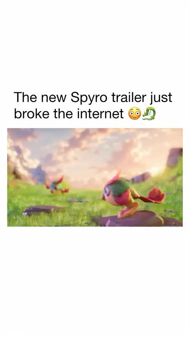 Spyro fans waited nearly 20 years for this moment 🥺Spyro: A Realm Beyond is set to be released spring 2027. It is the first new Spyro game since 2008. Our favorite purple dragon is back! @Spyro #Ad by @peoplesfalling