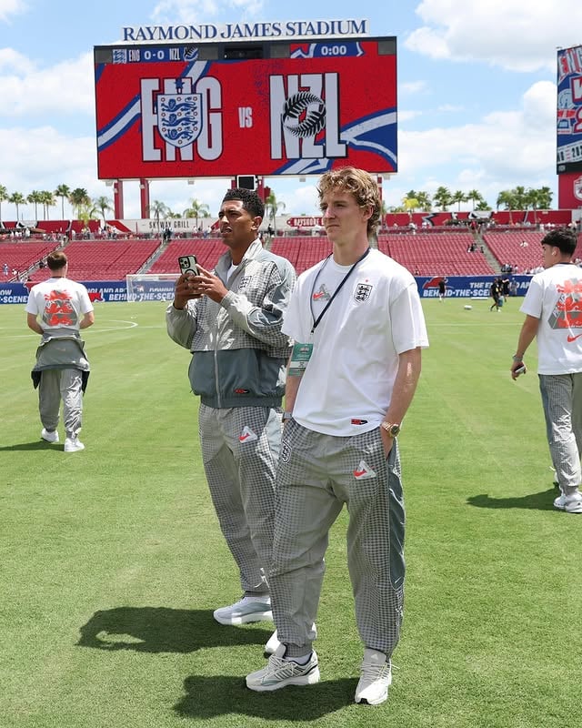 Enjoyable first week with the lads 🏴󠁧󠁢󠁥󠁮󠁧󠁿🤍