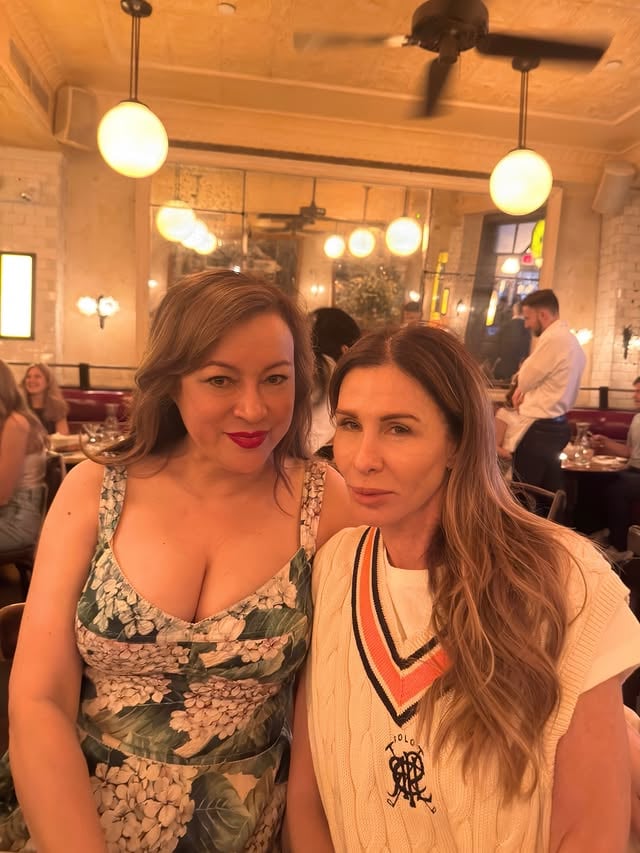 Dinner at @pastisnyc with @caroleradziwill and the @thenewgroupnyc gang.