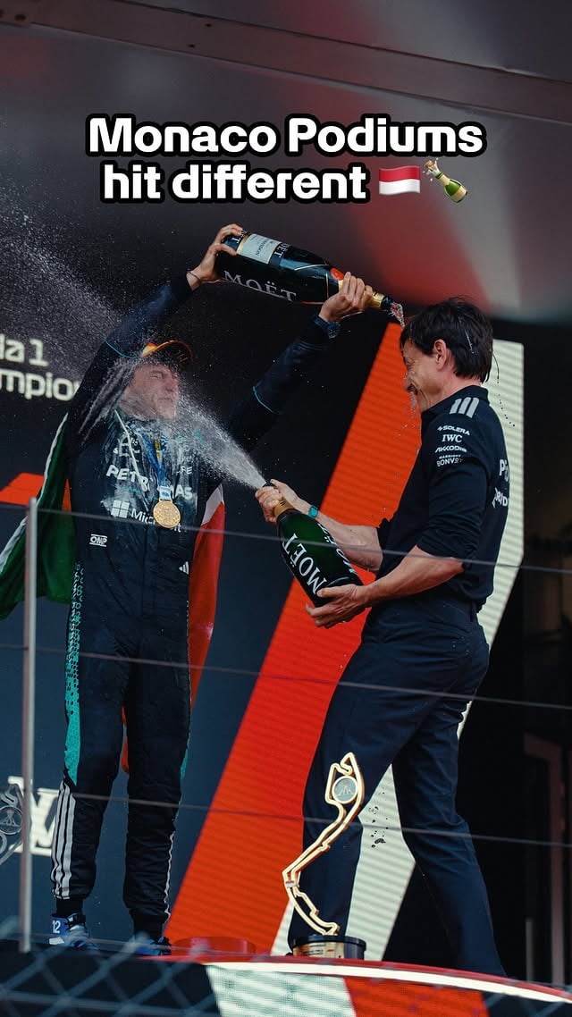 Kimi, Monaco looks good on you 😉🍾