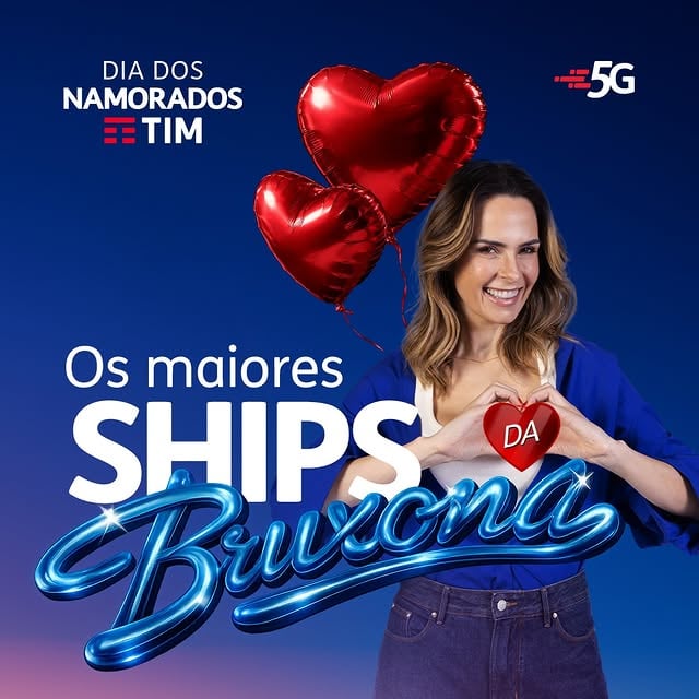 A Bruxona sabe muito bem equilibrar os pratinhos dela! 😏💙 

E adivinha? No #DiaDosNamoradosTIM tá fácil, fácil você também ser feliz com vários assim. 

Tem videogame, smartphone, TV de 50 polegadas, fone sem fio… tudo com parcelas a partir de R$67 pro seu match perfeito. 

Mas ó, ship bom não espera pra sempre. Corra em uma das minhas lojas e garanta o seu!