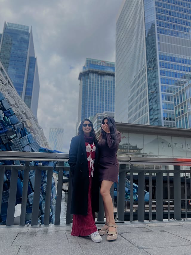 Happy birthday to the one who somehow tolerates my non-stop talking, dramatic stories, and crazy energy like a true queen. 👸 I’m so happy you came to London and spent time with me, and even happier that you postponed your tickets just to celebrate your birthday here. Although Harry Potter day wasn’t fun for you! 🥲 but can’t blame me 😂You are aging like fine wine, dancing like nobody can compete with you, and carrying the kind of energy that makes people feel lucky to know you. Thank you for being such an amazing human being and such a beautiful soul.May this year bring you endless happiness, love, success, laughter, and many more memories with me annoying you. Love you loads. Happy birthday! 🥂✨..#birthday #london #towerbridge #canarywharf #uk by @ridysheikh