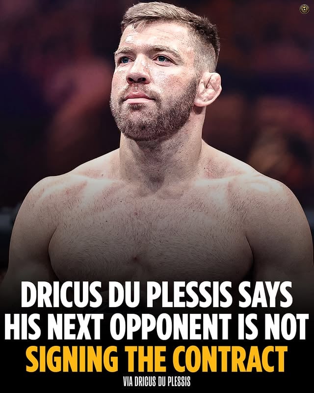 👀🇿🇦 Dricus du Plessis says his next opponent is NOT signing the contract for their fight, and says they’re only fighting for their purse.“So apparently a little someone agreed to a fight but actually signing the dotted line isn’t that easy when you know you’re just signing for a show purse.Smart? Yes. Scared? Definitely. Sorry people, the announcement is taking longer than expected but from my side it’s been signed and sealed for a while.”(via @dricusduplessis) by @homeoffight