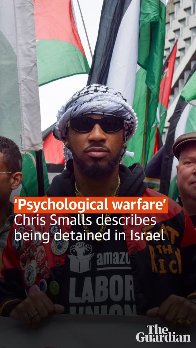 In July 2025, Chris Smalls (@chris.smalls_), co-founder of the Amazon Labor Union, boarded an aid ship on its way to Gaza as part of the Freedom Flotilla Coalition. Upon arrival, Smalls, along with 21 other members of the group, were detained by the Israel Defense Forces.In the latest episode, Smalls recounts the “psychological abuse” he experienced over the five days he was detained in Israel. “It just doesn’t compare to what I experienced in the US,” he said. “And it’s not my first rodeo being locked up for organizing.” Find the full conversation at the link in bio.#Gaza #Israel #Flotilla #Activism by @guardian_us