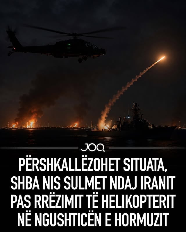 Tensionet në Lindjen e Mesme janë përshkallëzuar ndjeshëm pasi Shtetet e Bashkuara kanë ndërmarrë sulme ndaj objektivave iraniane, pas pretendimeve se Irani rrëzoi një helikopter ushtarak amerikan AH-64 Apache pranë Ngushticës së Hormuzit.Komanda Qendrore Amerikane (CENTCOM) konfirmoi nisjen e sulmeve, duke i cilësuar ato si veprime vetëmbrojtëse dhe një përgjigje ndaj asaj që SHBA e konsideron agresion iranian.Presidenti amerikan Donald Trump deklaroi më herët se forcat iraniane kishin rrëzuar helikopterin gjatë një misioni patrullimi në një nga korridoret detare më të rëndësishme në botë.“Jam informuar nga ushtria jonë e madhe se iranianët rrëzuan një nga helikopterët tanë Apache gjatë patrullimit në Ngushticën e Hormuzit. Shtetet e Bashkuara duhet, domosdoshmërisht, t’i përgjigjen këtij sulmi”, deklaroi Trump.Sipas njoftimit të ushtrisë amerikane, dy pilotët që ndodheshin në bord u shpëtuan me sukses dhe ndodhen jashtë rrezikut për jetën. Operacioni i shpëtimit u zhvillua vetëm pak orë pas incidentit.Nga ana tjetër, Irani ka mohuar përgjegjësinë për rrëzimin e helikopterit dhe ka paralajmëruar se çdo veprim ushtarak kundër territorit të tij do të marrë një përgjigje të ashpër.Përshkallëzimi i fundit vjen në një moment tepër delikat, ndërsa rajoni po përballet me tensione të shumta ushtarake dhe diplomatike.Analistët paralajmërojnë se zhvillimet e fundit mund të rrisin rrezikun e një konflikti më të gjerë në Lindjen e Mesme, veçanërisht në zonën e Ngushticës së Hormuzit, përmes së cilës kalon një pjesë e konsiderueshme e tregtisë globale të naftës.