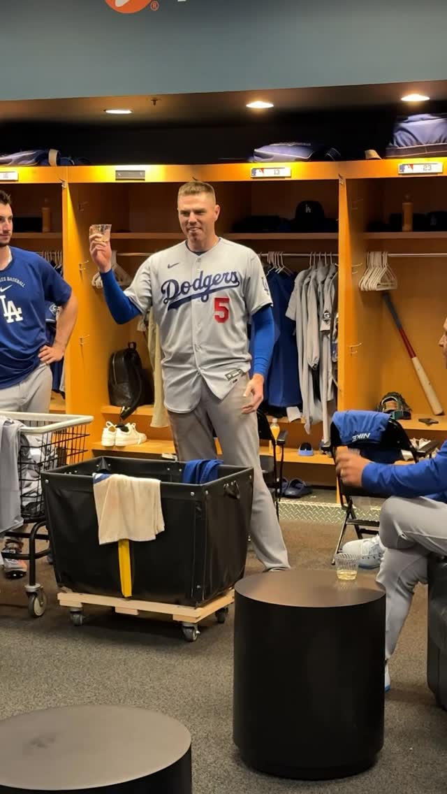 A special speech from the man of the hour, Freddie Freeman. 🥹